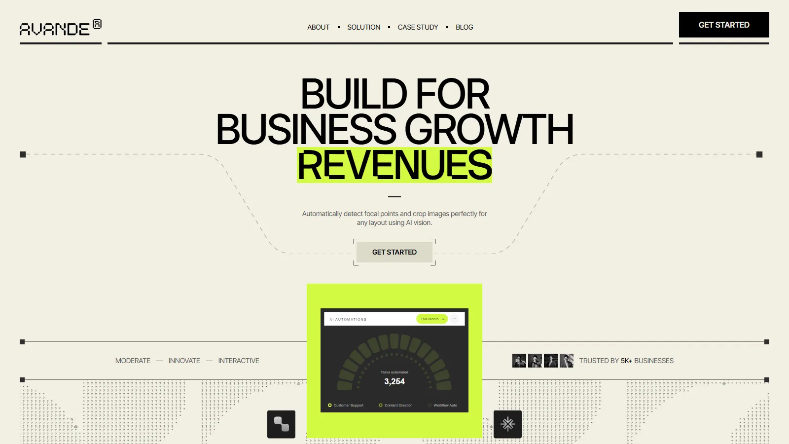 Avande — AI Automation Agency Template preview