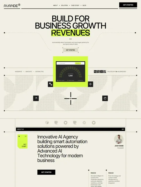 Avande — AI Automation Agency Template preview