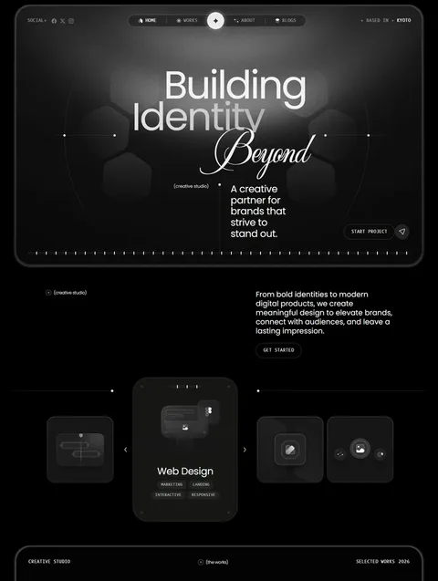 Minux — Creative Studio Template preview