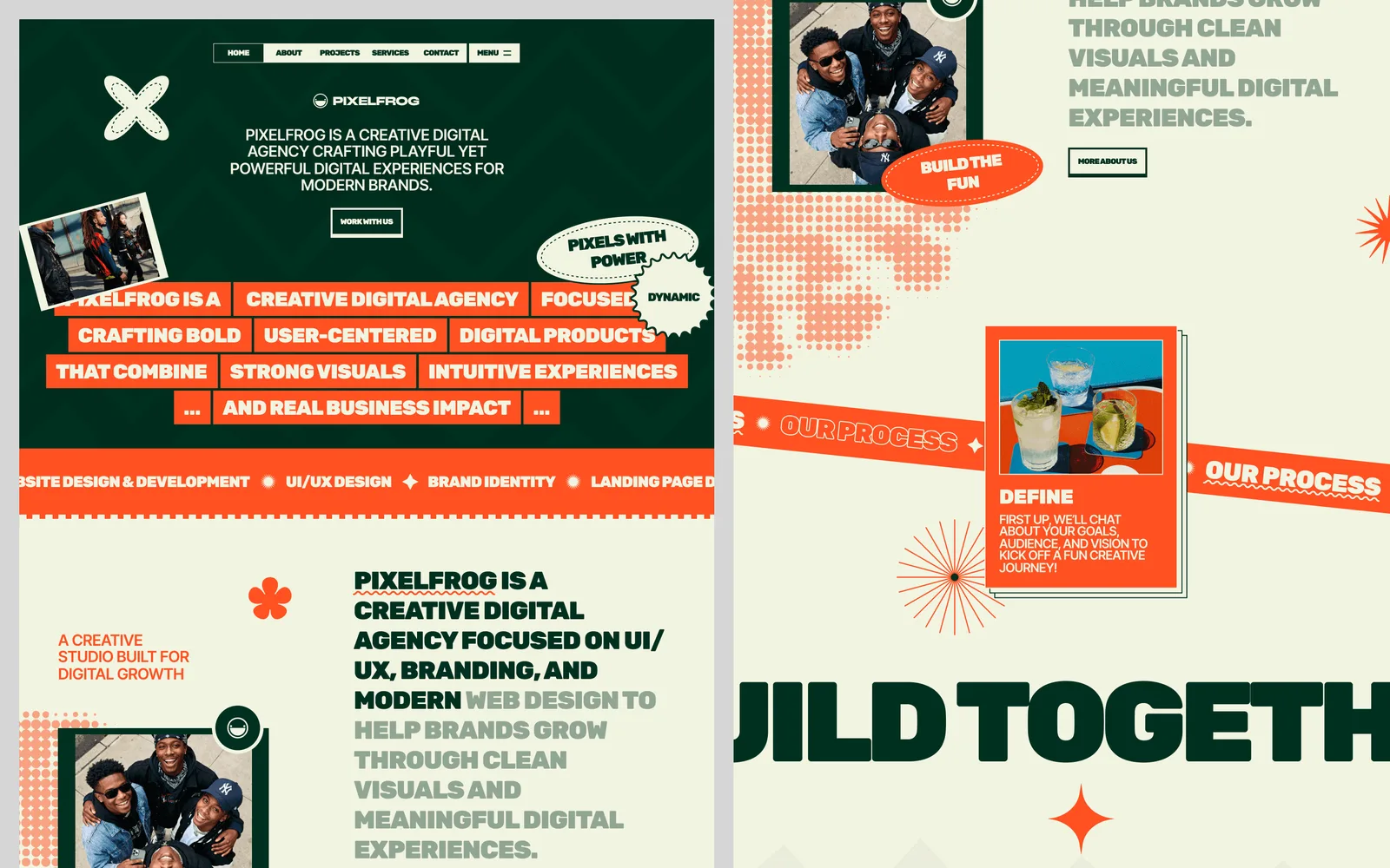 PixelFrog — Creative Agency & Marketing Template preview